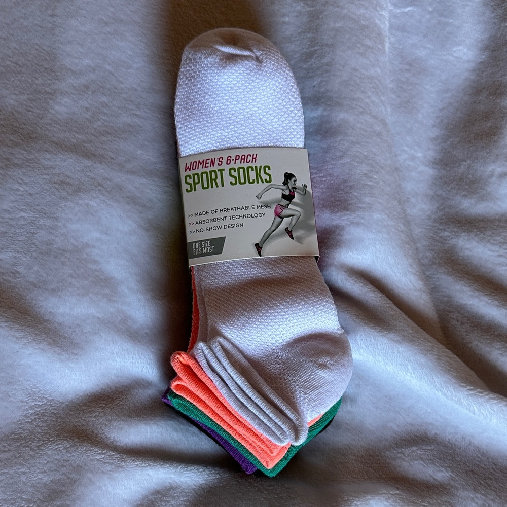Blue Star Women’s 6 Pack Sport Socks